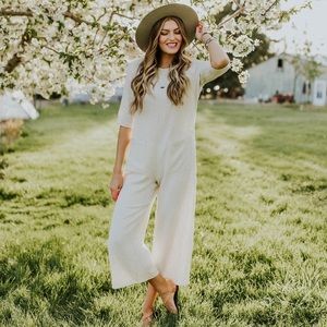 Cream Roolee Jumpsuit